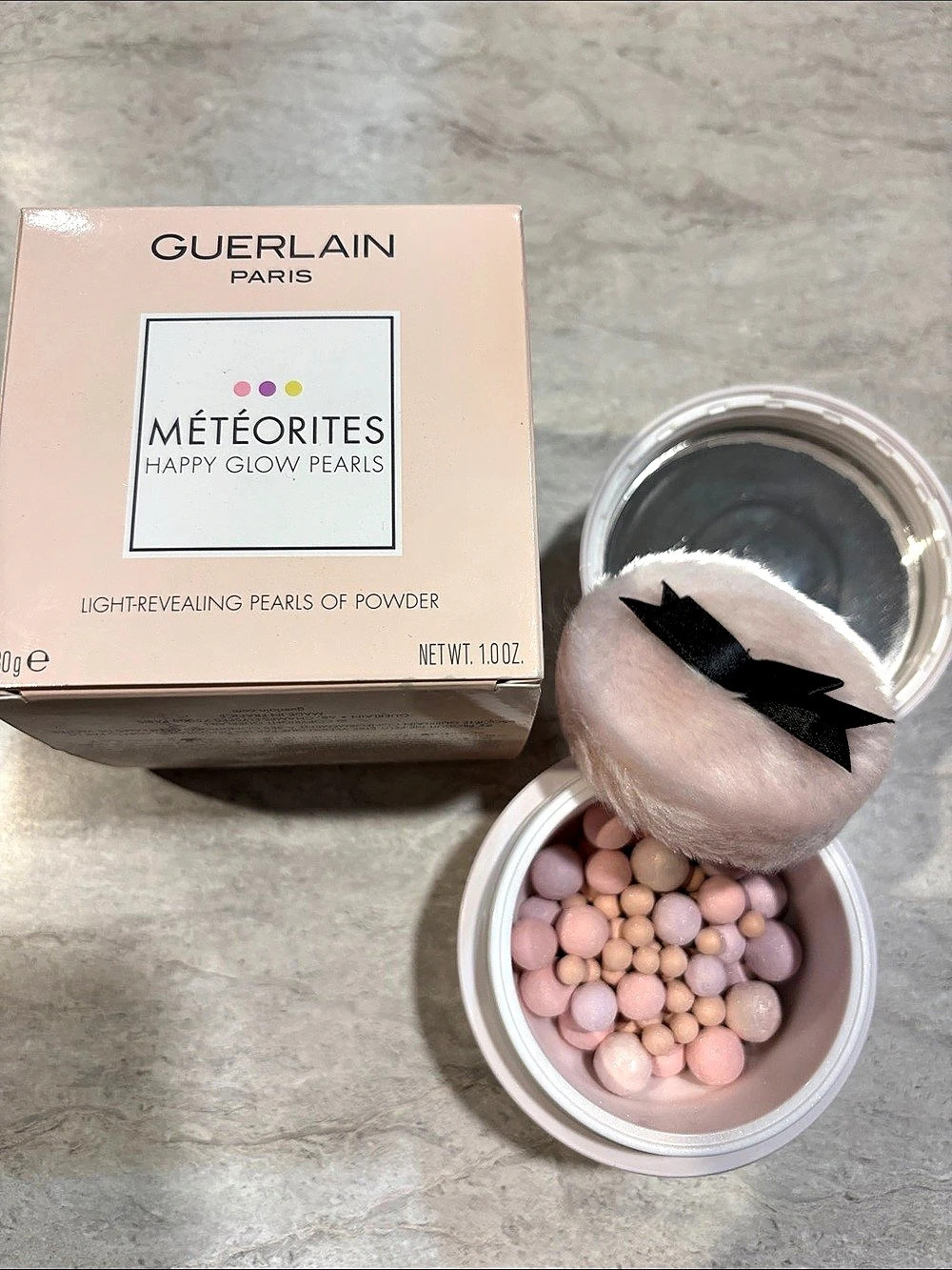 Guerlain Météorites Happy Glow Pearls Powder Blush in Pink NWT